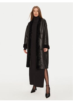 Eleh Kożuch E00250 Czarny Regular Fit ze sklepu MODIVO w kategorii Kożuchy - zdjęcie 182739421