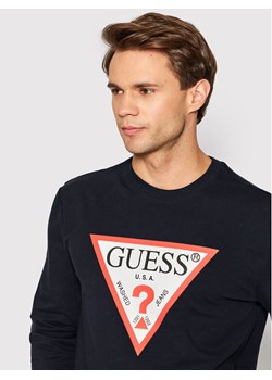 Guess Bluza M2YQ37 K6ZS1 Granatowy Slim Fit ze sklepu MODIVO w kategorii Bluzy męskie - zdjęcie 182739434