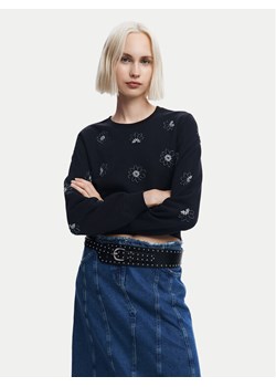 Desigual Bluza Joya 24WWSK32 Czarny Regular Fit ze sklepu MODIVO w kategorii Bluzy damskie - zdjęcie 182739463