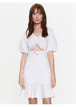 Pinko Sukienka letnia 100564 Y817 Biały Regular Fit ze sklepu MODIVO w kategorii Sukienki - zdjęcie 182739622