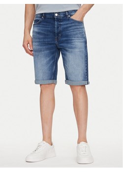 HUGO Szorty jeansowe 50537719 Niebieski Slim Fit ze sklepu MODIVO w kategorii Spodenki męskie - zdjęcie 182739633