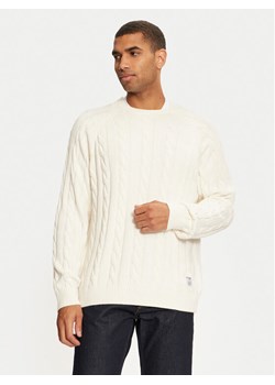 Pepe Jeans Sweter Camdem PM702455 Biały Regular Fit ze sklepu MODIVO w kategorii Swetry męskie - zdjęcie 182739683