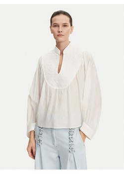 Munthe Bluzka Frantz 251100525130 Écru Loose Fit ze sklepu MODIVO w kategorii Bluzki damskie - zdjęcie 182739702