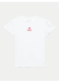 Guess T-Shirt K4YI14 KBZP4 Biały Regular Fit ze sklepu MODIVO w kategorii T-shirty chłopięce - zdjęcie 182739714