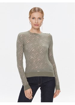 Guess Sweter W4RR28 Z3C90 Zielony Regular Fit ze sklepu MODIVO w kategorii Swetry damskie - zdjęcie 182739761