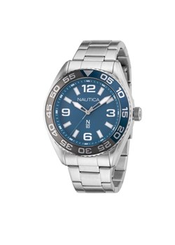 Nautica Zegarek NAPFWS307 Srebrny ze sklepu MODIVO w kategorii Zegarki - zdjęcie 182739794