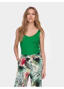JDY Top Nanna 15180497 Zielony Slim Fit ze sklepu MODIVO w kategorii Bluzki damskie - zdjęcie 182739812