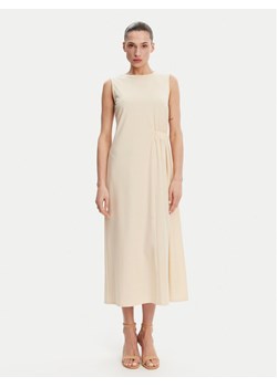 Weekend Max Mara Sukienka letnia Tenebre 2515621032 Écru Regular Fit ze sklepu MODIVO w kategorii Sukienki - zdjęcie 182739844