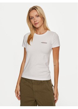 Guess Jeans T-Shirt W4YI02 J1314 Biały Slim Fit ze sklepu MODIVO w kategorii Bluzki damskie - zdjęcie 182739852