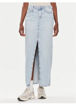 Calvin Klein Jeans Spódnica jeansowa J20J222814 Niebieski Regular Fit ze sklepu MODIVO w kategorii Spódnice - zdjęcie 182739913