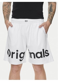 Jack&Jones Szorty sportowe Chicago 12253130 Biały Loose Fit ze sklepu MODIVO w kategorii Spodenki męskie - zdjęcie 182739933