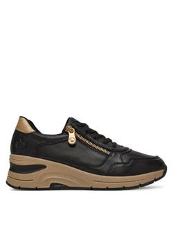 Rieker Sneakersy N9301-00 Czarny ze sklepu MODIVO w kategorii Buty sportowe damskie - zdjęcie 182740022