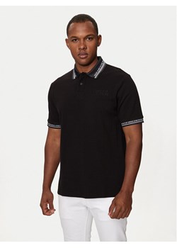 Versace Jeans Couture Polo 76GAGT09 Czarny Regular Fit ze sklepu MODIVO w kategorii T-shirty męskie - zdjęcie 182740130