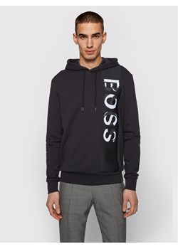 Boss Bluza Seeger 47 50449164 Czarny Regular Fit ze sklepu MODIVO w kategorii Bluzy męskie - zdjęcie 182740150