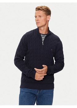 Tommy Hilfiger Sweter Classic MW0MW36532 Granatowy Regular Fit ze sklepu MODIVO w kategorii Swetry męskie - zdjęcie 182740201