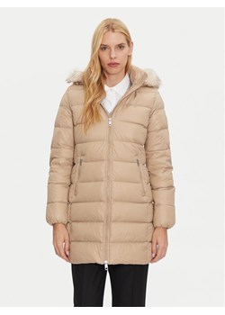 Tommy Hilfiger Kurtka puchowa WW0WW43122 Beżowy Regular Fit ze sklepu MODIVO w kategorii Kurtki damskie - zdjęcie 182740330