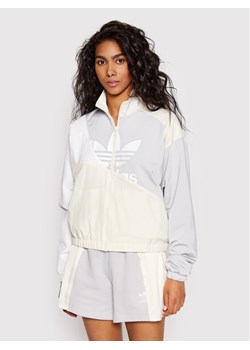 adidas Kurtka przejściowa adicolor Split Trefoil HC7054 Kolorowy Relaxed Fit ze sklepu MODIVO w kategorii Kurtki damskie - zdjęcie 182740391