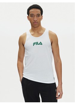 Fila Tank top Lirey FAM0919 Biały Slim Fit ze sklepu MODIVO w kategorii T-shirty męskie - zdjęcie 182740401