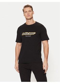 Jack&Jones T-Shirt Vesterbro 12265740 Czarny Relaxed Fit ze sklepu MODIVO w kategorii T-shirty męskie - zdjęcie 182740601