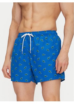 Lacoste Szorty kąpielowe MH7188 Niebieski Regular Fit ze sklepu MODIVO w kategorii Kąpielówki - zdjęcie 182740613