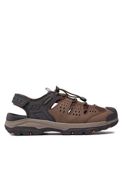 Skechers Sandały Tresmen-Menard 205113/BRBK Brązowy ze sklepu MODIVO w kategorii Sandały męskie - zdjęcie 182740694
