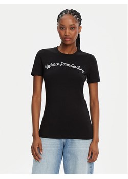 Versace Jeans Couture T-Shirt 78HAHC08 Czarny Slim Fit ze sklepu MODIVO w kategorii Bluzki damskie - zdjęcie 182740764