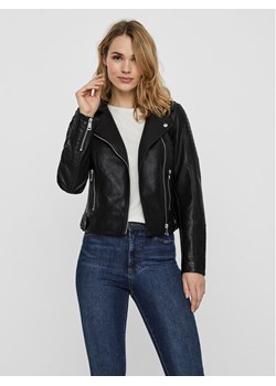 Vero Moda Kurtka z imitacji skóry Kerri 10228728 Czarny Regular Fit ze sklepu MODIVO w kategorii Kurtki damskie - zdjęcie 182740820