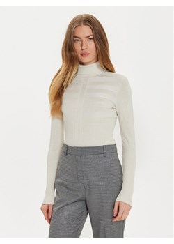 Morgan Golf 202-MENTOSA Biały Slim Fit ze sklepu MODIVO w kategorii Swetry damskie - zdjęcie 182740822
