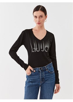 Liu Jo Bluzka MF3269 J5923 Czarny Regular Fit ze sklepu MODIVO w kategorii Bluzki damskie - zdjęcie 182741000