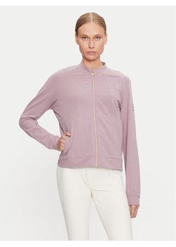 EA7 Emporio Armani Bluza 6DTM06 TJVHZ Fioletowy Regular Fit ze sklepu MODIVO w kategorii Bluzy damskie - zdjęcie 182741014