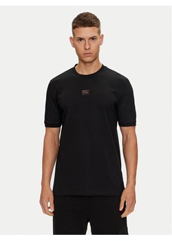 Hugo T-Shirt Diragolino_Gel 50528171 Czarny Regular Fit ze sklepu MODIVO w kategorii T-shirty męskie - zdjęcie 182741094