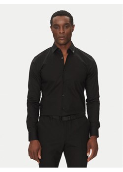 HUGO Koszula Ermo 50539307 Czarny Slim Fit ze sklepu MODIVO w kategorii Koszule męskie - zdjęcie 182741113