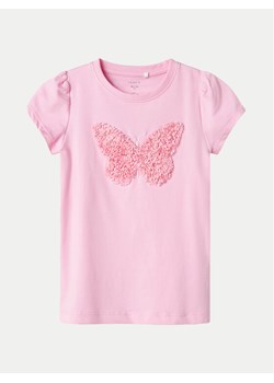 NAME IT T-Shirt Detsi 13240994 Różowy Regular Fit ze sklepu MODIVO w kategorii Bluzki dziewczęce - zdjęcie 182741210