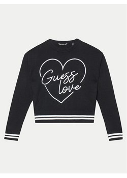 Guess Sweter J4YR05 Z3FV0 Czarny Relaxed Fit ze sklepu MODIVO w kategorii Swetry dziewczęce - zdjęcie 182741291