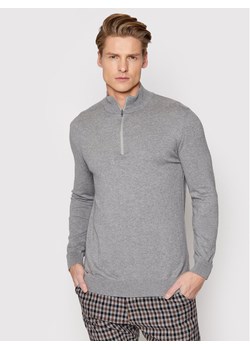 Selected Homme Sweter Berg 16074687 Szary Regular Fit ze sklepu MODIVO w kategorii Swetry męskie - zdjęcie 182741304