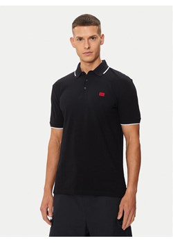 Hugo Polo Deresino232 50490775 Czarny Slim Fit ze sklepu MODIVO w kategorii T-shirty męskie - zdjęcie 182741372