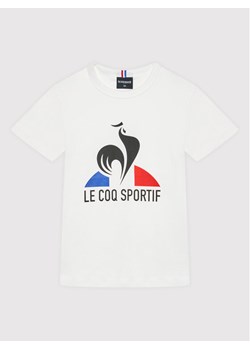 Le Coq Sportif T-Shirt 2210482 Biały Regular Fit ze sklepu MODIVO w kategorii T-shirty chłopięce - zdjęcie 182741413