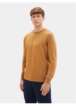 Tom Tailor Sweter 1027661 Brązowy Regular Fit ze sklepu MODIVO w kategorii Swetry męskie - zdjęcie 182741622