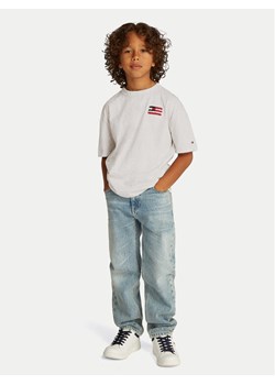 Tommy Hilfiger T-Shirt KB0KB09531 S Szary Regular Fit ze sklepu MODIVO w kategorii T-shirty chłopięce - zdjęcie 182741730