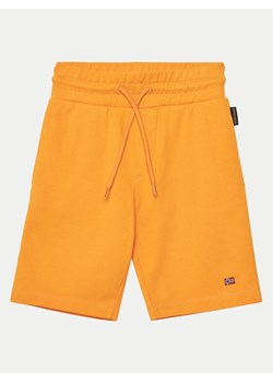 Napapijri Szorty sportowe Nalis NP0A4HK5A701 S Pomarańczowy Regular Fit ze sklepu MODIVO w kategorii Spodenki chłopięce - zdjęcie 182741740