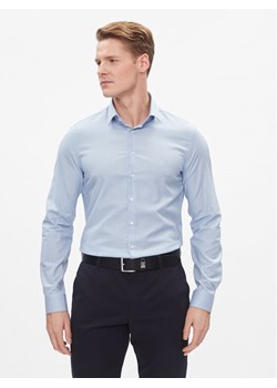 Calvin Klein Koszula K10K112305 Błękitny Slim Fit ze sklepu MODIVO w kategorii Koszule męskie - zdjęcie 182741813