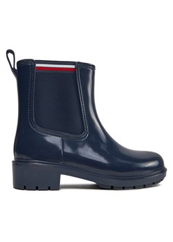Tommy Hilfiger Kalosze Essential Corporate FW0FW07762 Granatowy ze sklepu MODIVO w kategorii Kalosze damskie - zdjęcie 182741822