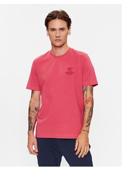 Aeronautica Militare T-Shirt 232TS2129J609 Różowy Regular Fit ze sklepu MODIVO w kategorii T-shirty męskie - zdjęcie 182741870