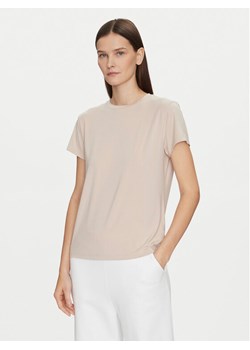 BOSS T-Shirt Bea 50543334 Beżowy Regular Fit ze sklepu MODIVO w kategorii Bluzki damskie - zdjęcie 182742083