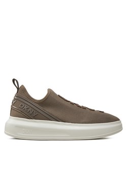 DKNY Sneakersy Jonas K4403462 Brązowy ze sklepu MODIVO w kategorii Buty sportowe damskie - zdjęcie 182742222