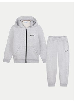 Boss Dres J51136 D Szary Regular Fit ze sklepu MODIVO w kategorii Dresy chłopięce - zdjęcie 182742243