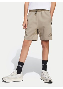 adidas Szorty sportowe Z.N.E. JD0009 Beżowy Loose Fit ze sklepu MODIVO w kategorii Spodenki chłopięce - zdjęcie 182742251