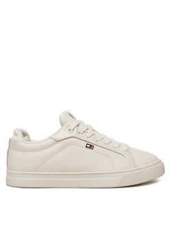 Tommy Hilfiger Sneakersy Icon Court Sneaker Flag FW0FW08327 Écru ze sklepu MODIVO w kategorii Buty sportowe damskie - zdjęcie 182742341