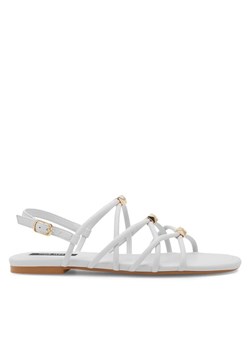 Nine West Sandały 123AL1737 Biały ze sklepu MODIVO w kategorii Sandały damskie - zdjęcie 182742364