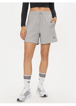 adidas Szorty sportowe ALL SZN IY6826 Szary Loose Fit ze sklepu MODIVO w kategorii Szorty - zdjęcie 182742423